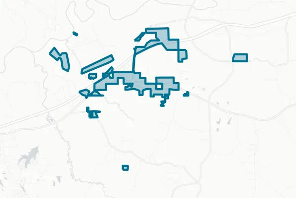 Town of Shorter — detail map