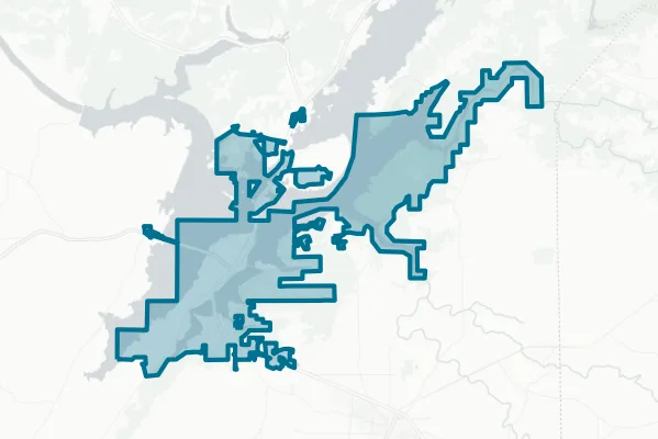 City of Guntersville — detail map