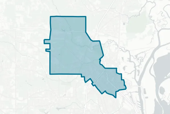 City of Prichard — detail map