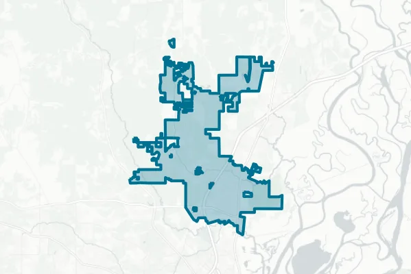City of Saraland — detail map