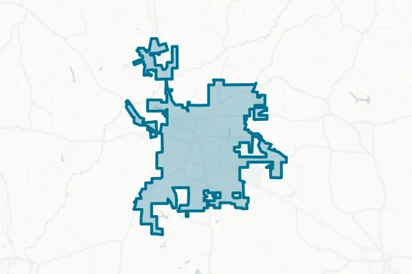City of Troy Alabama — detail map
