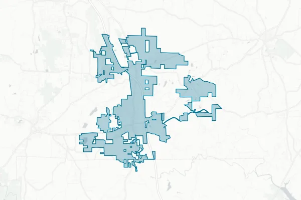 City of Calera — detail map
