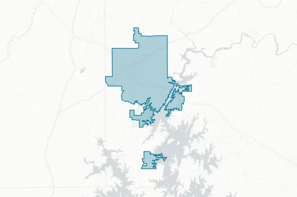 City of Alexander City — detail map