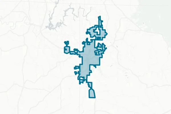 City of Haleyville — detail map