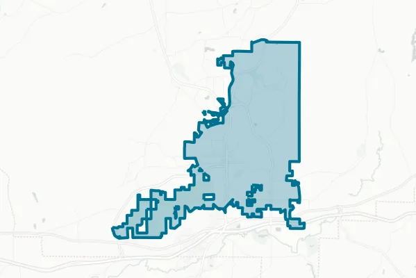 Anniston City Board of Education — detail map
