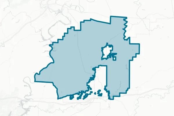 Calhoun County Board of Education — detail map