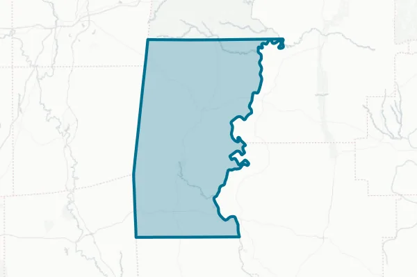 Choctaw County Board of Education — detail map