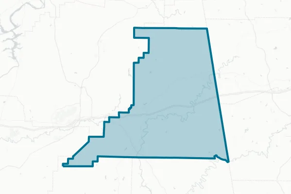 Cleburne County Board of Education — detail map