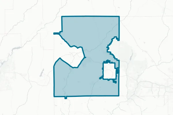 Coffee County Board of Education — detail map