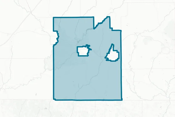 Covington County Board of Education — detail map