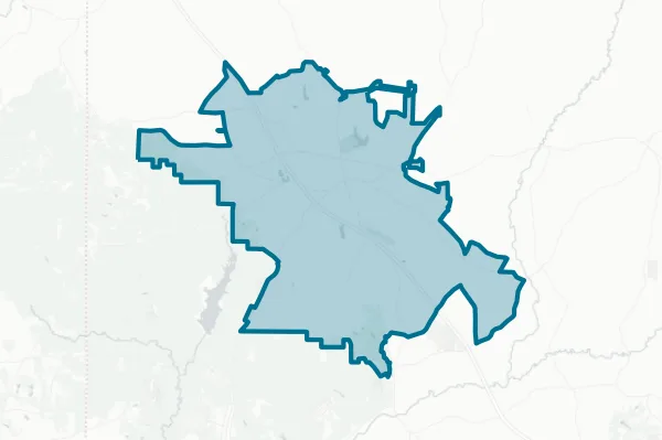 Ozark City Board of Education — detail map