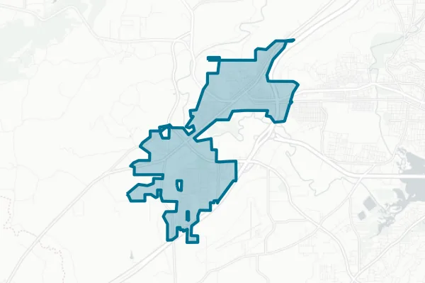 Attalla City Board of Education — detail map