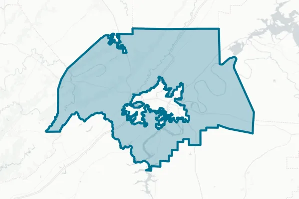 Etowah County Commission — detail map