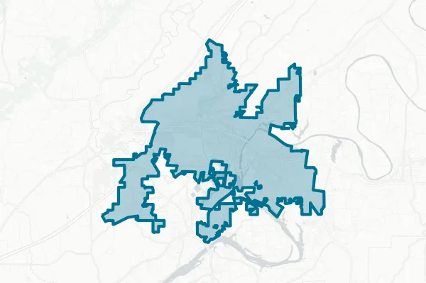 Gadsden City Board of Education — detail map