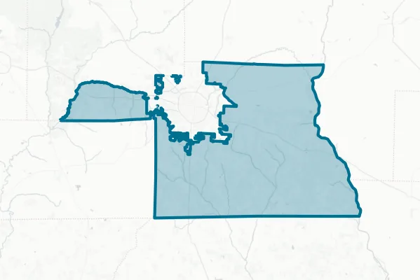 Houston County Commission — detail map