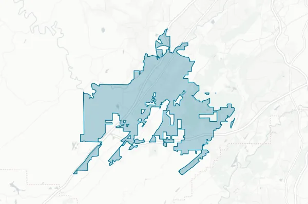 Bessemer City Board of Education — detail map