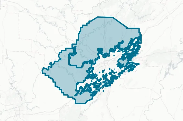 Jefferson County Board of Education — detail map