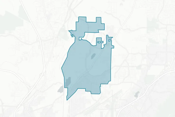Tarrant City Board of Education — detail map