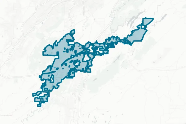 Hoover City Board of Education — detail map