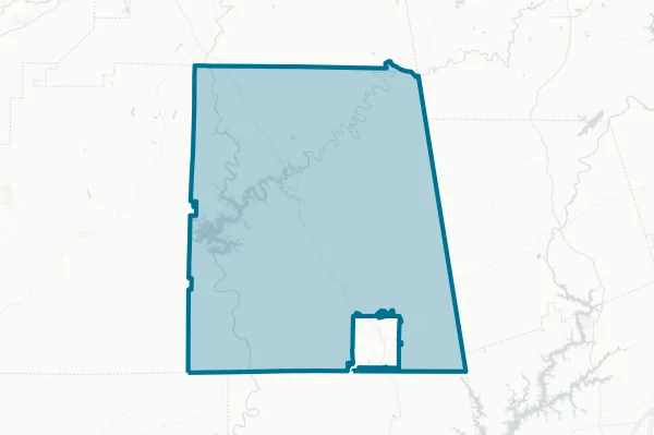 Randolph County Board of Education — detail map