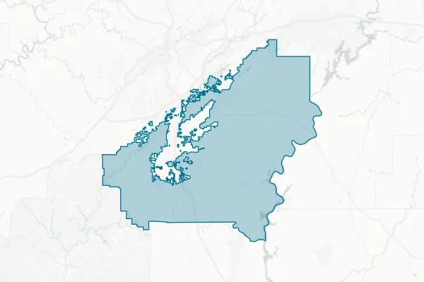 Shelby County Board of Education — detail map