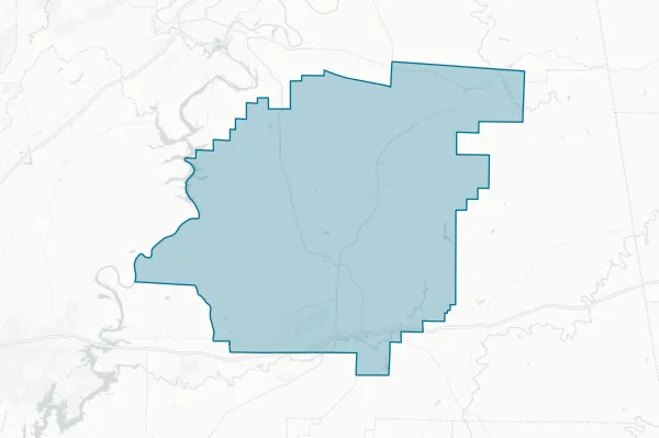 Water Works & Sewer Board of the City of Anniston — detail map
