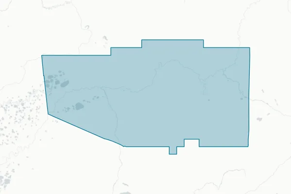 Kuspuk School District — detail map