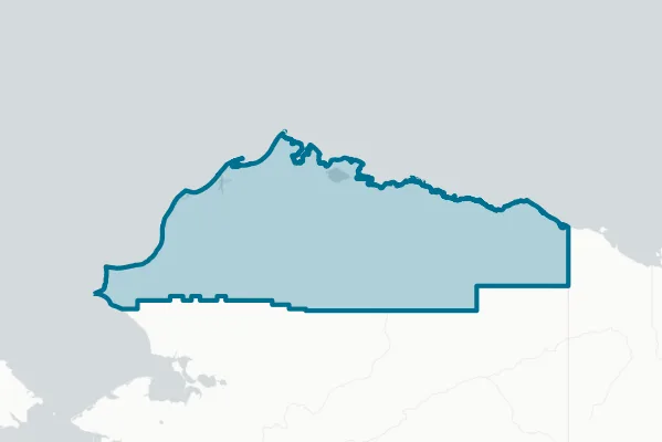 North Slope Borough School District — detail map