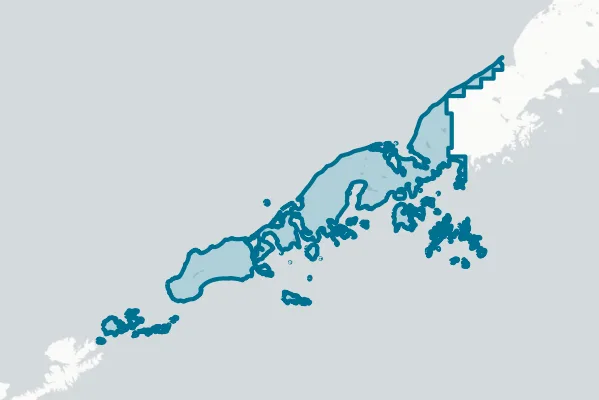 Aleutians East Borough School District — detail map