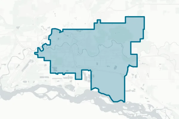 City of Fairbanks — detail map