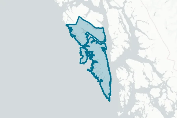 City and Borough of Sitka — detail map