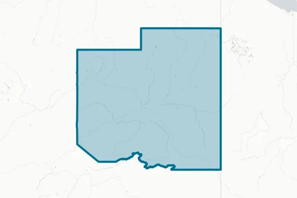 Yukon Flat School District — detail map