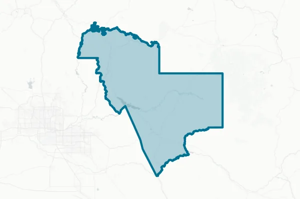 Gila County — detail map