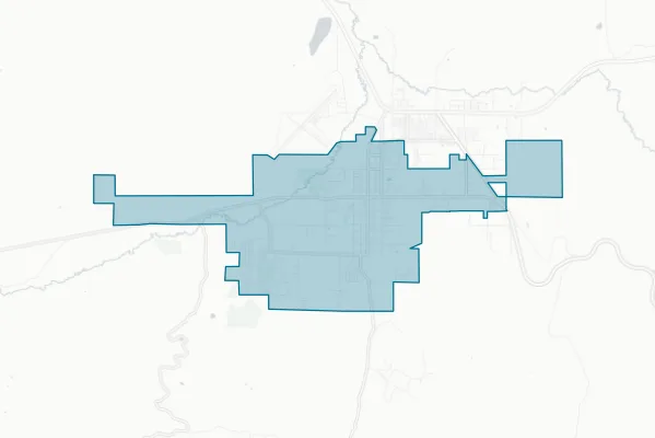 Town of Eagar — detail map