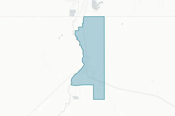 Town of Fredonia — detail map
