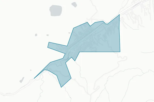 Town of Miami — detail map