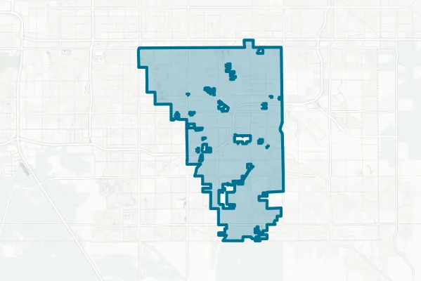 Town of Gilbert — detail map
