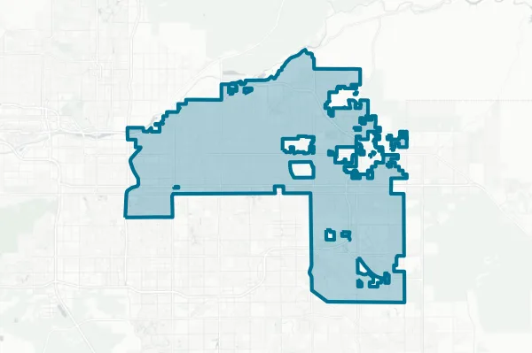 City of Mesa — detail map