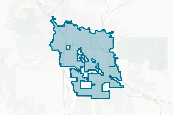 City of Tucson — detail map