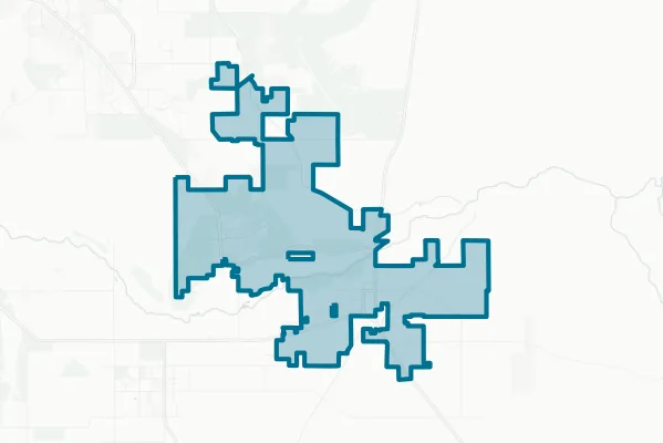 Town of Florence — detail map