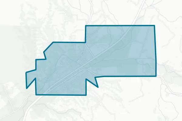 Town of Patagonia — detail map