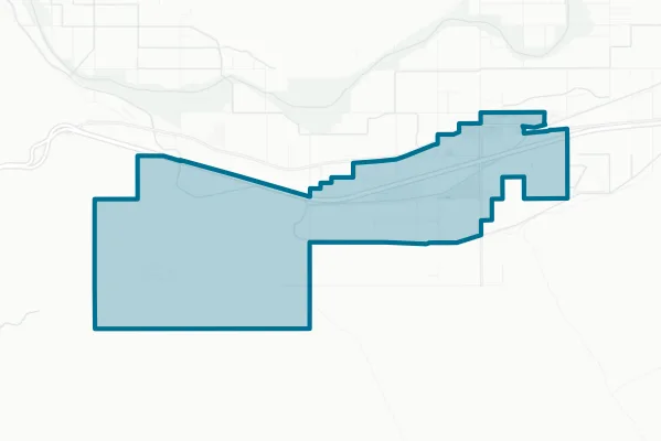 Town of Wellton — detail map