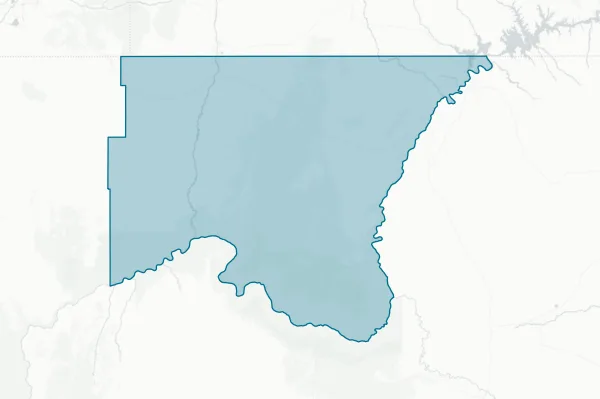 Fredonia-Moccasin Unified School District No. 6 — detail map
