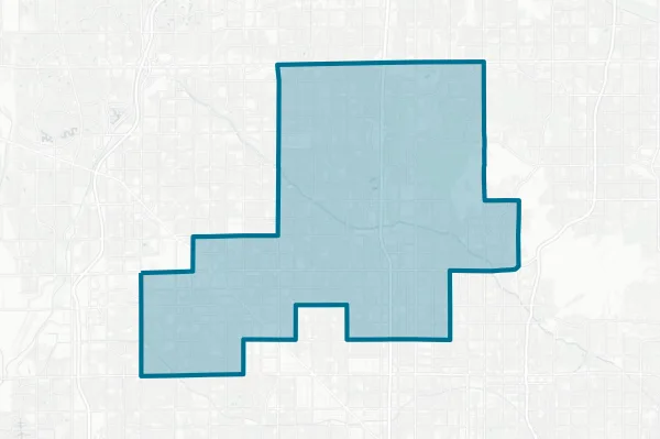 Glendale Union High School District No. 205 — detail map