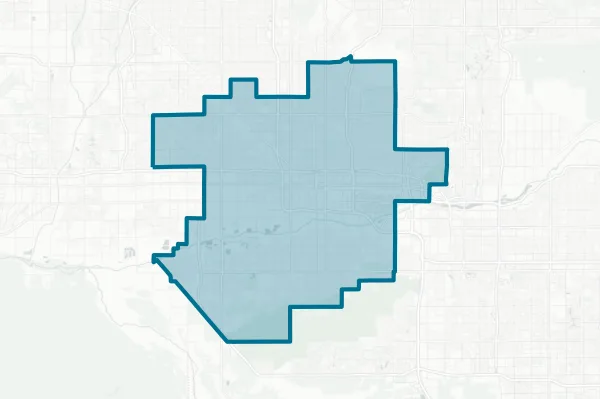 Phoenix Union High School District No. 210 — detail map