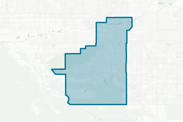 Tempe Union High School District No. 213 — detail map