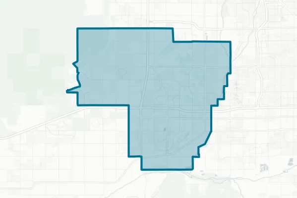 Agua Fria Union High School District No. 216 — detail map