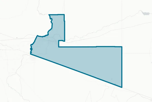 Yuma Union High School District No. 70 — detail map