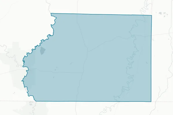 Ashley County — detail map