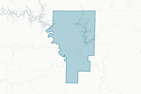 Baxter County — detail map